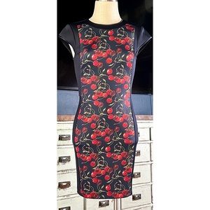 Ted Baker London Cherry Bodycon Dress 1/XS